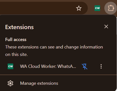 Extension Connected Graphic