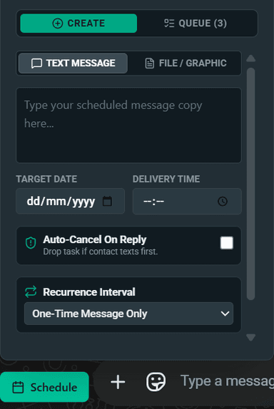 WA Cloud Worker Integrated Directly Into WhatsApp Web Screen Layout View